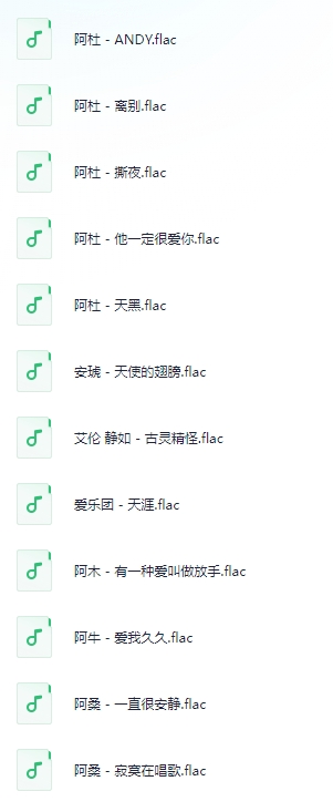 《华语流行乐坛歌手精选》1264首经典歌曲无损音质合集.FLAC 【来源：赤道365论坛】 帖子ID:42441 1264首,音质,合集